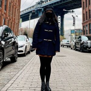 Navy Toggle Coat